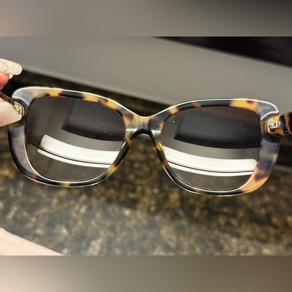 Tory Burch Tortoise Sunglasses with Brown Lenses main image 6